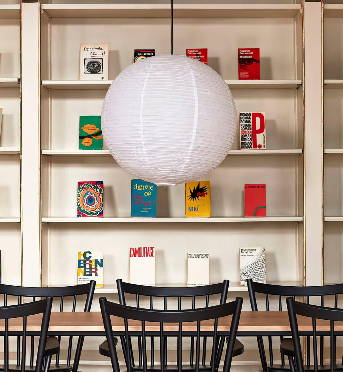 Japanese Handcrafted Washi Paper A Pendant Lamp