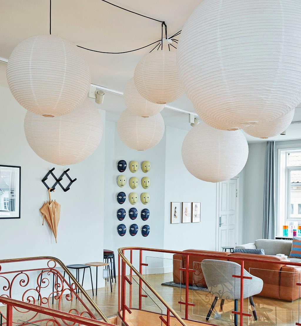 Japanese Handcrafted Washi Paper A Pendant Lamp