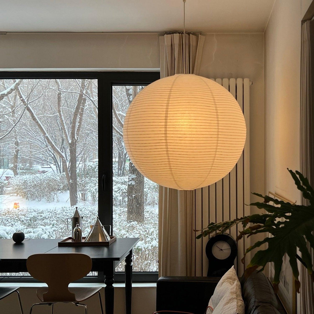 Japanese Handcrafted Washi Paper A Pendant Lamp