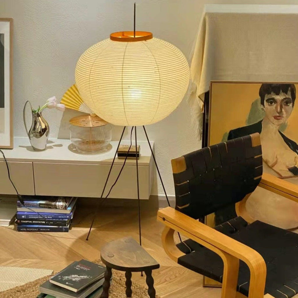 NovaLume Rispapir Gulvlampe Minimalistisk Design Tidløs Varme