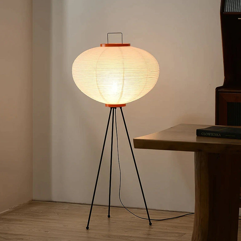 NovaLume Rispapir Gulvlampe Minimalistisk Design Tidløs Varme