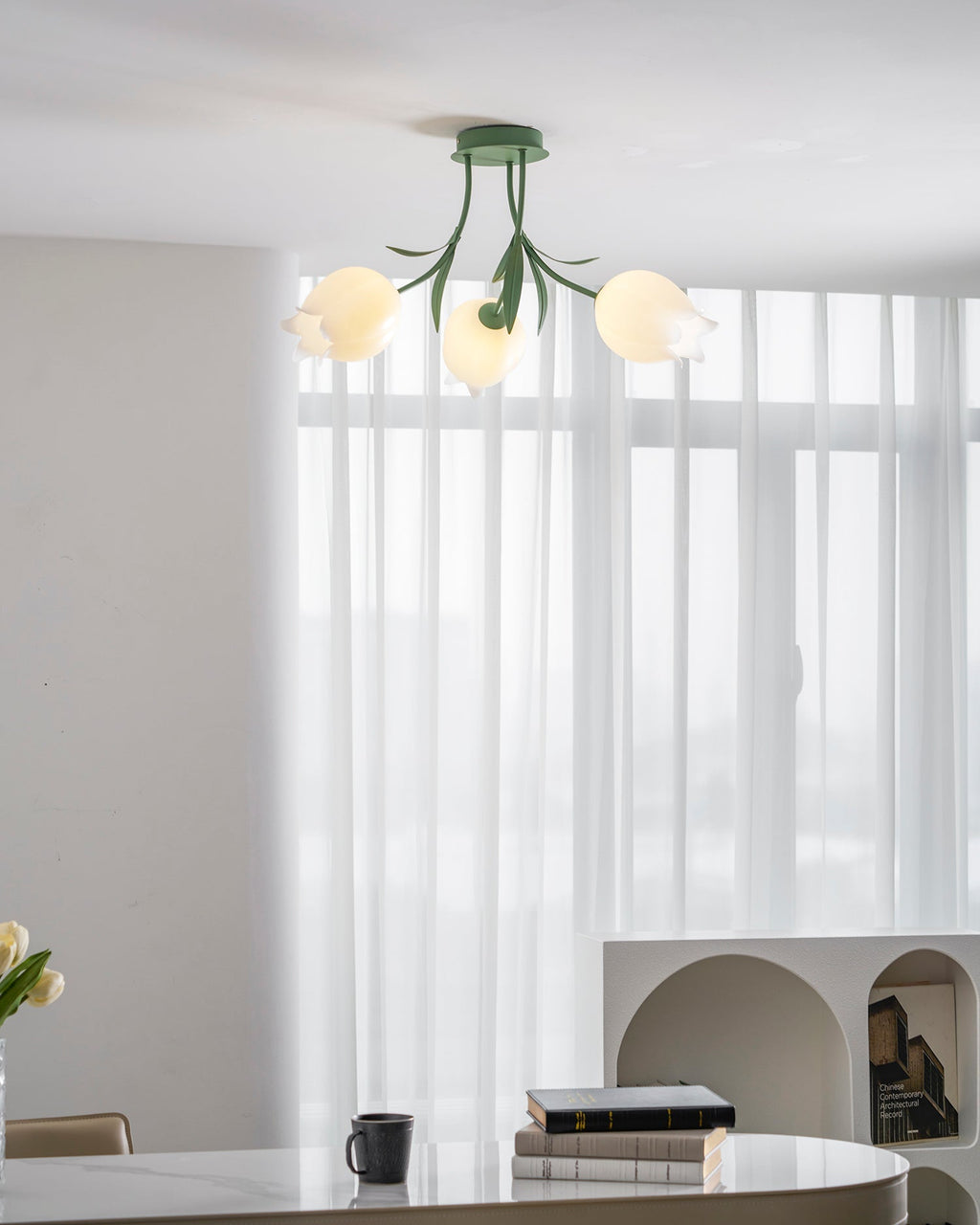 Ricko VKL-1007 Lily Flower Ceiling Light