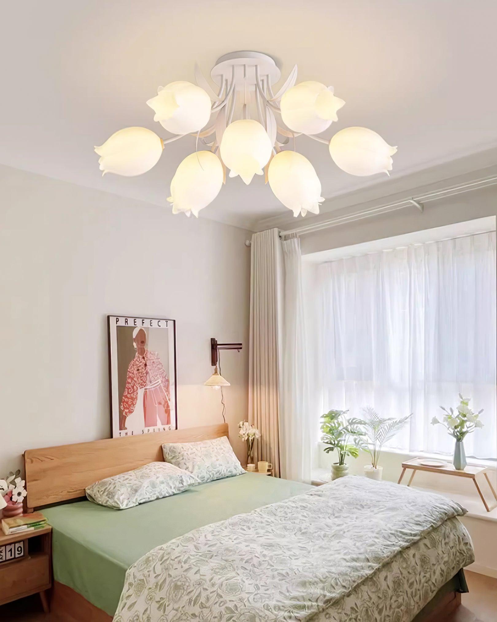 Ricko VKL-1007 Lily Flower Ceiling Light