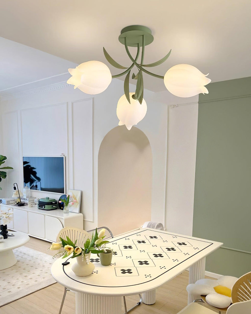 Ricko VKL-1007 Lily Flower Ceiling Light