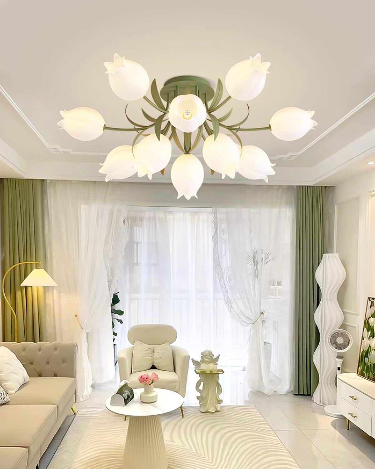 Ricko VKL-1007 Lily Flower Ceiling Light