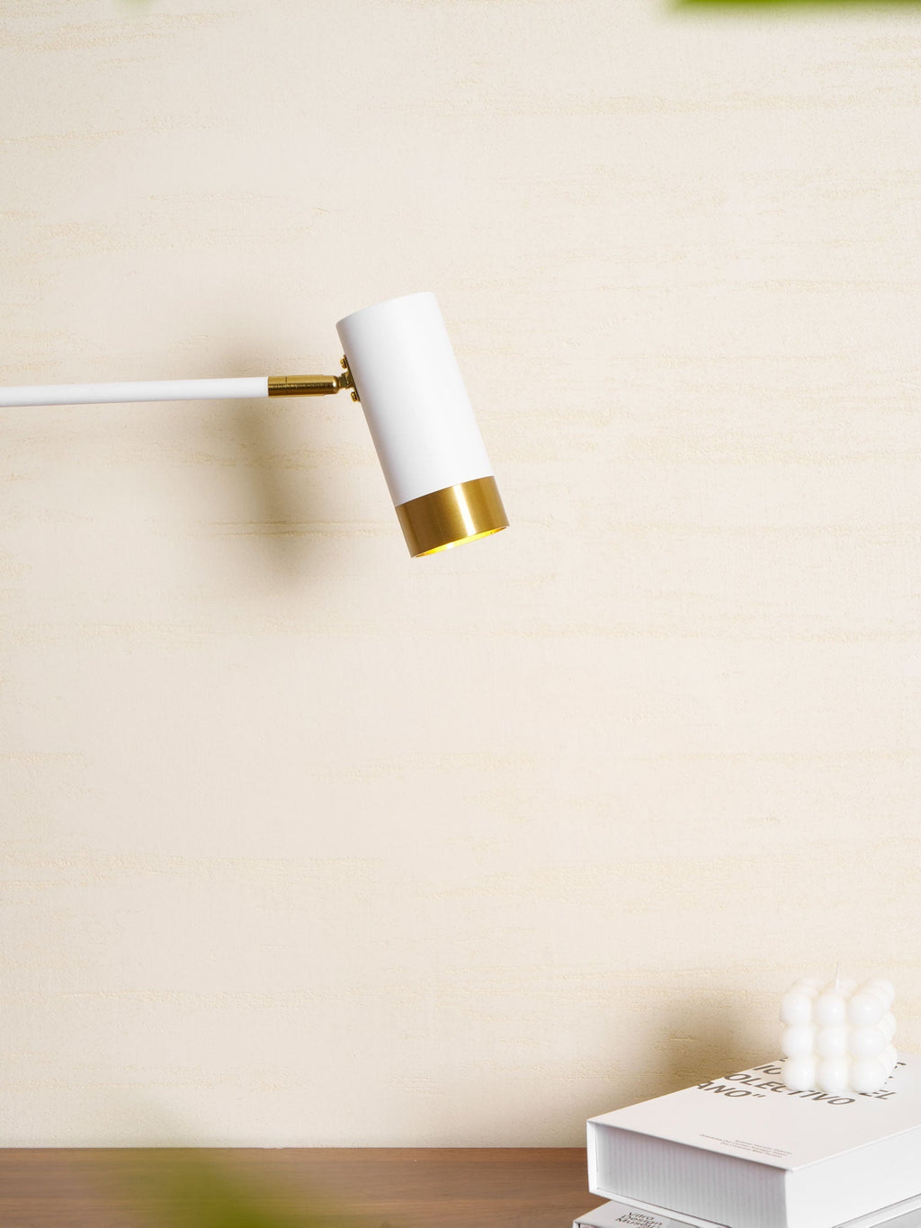 Ridge Arm Wall Lamp — Adjustable Swing Arm, Pivoting Shade