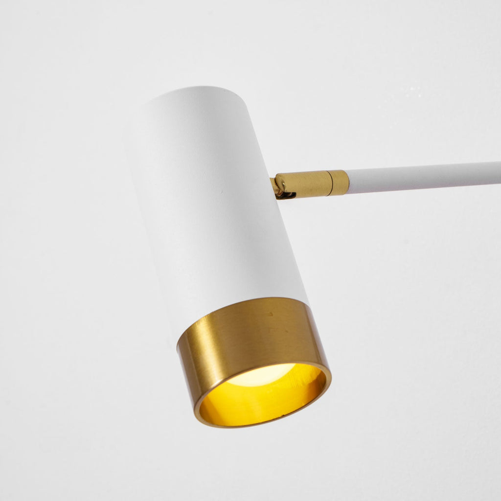 Ridge Arm Wall Lamp — Adjustable Swing Arm, Pivoting Shade