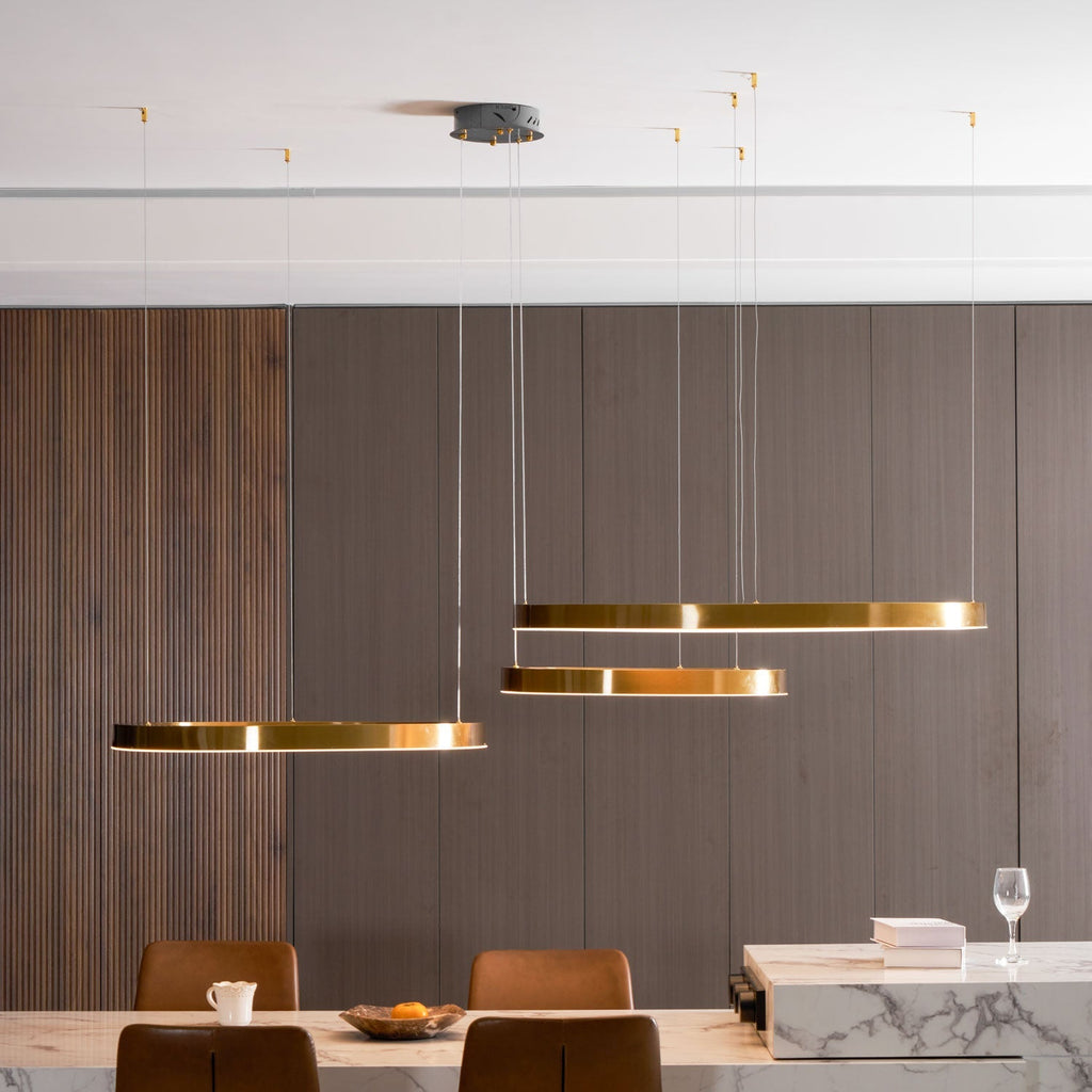 مصباح معلق دائري LED بتصميم سلس
