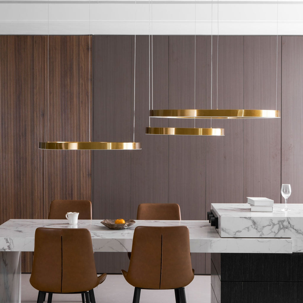 مصباح معلق دائري LED بتصميم سلس