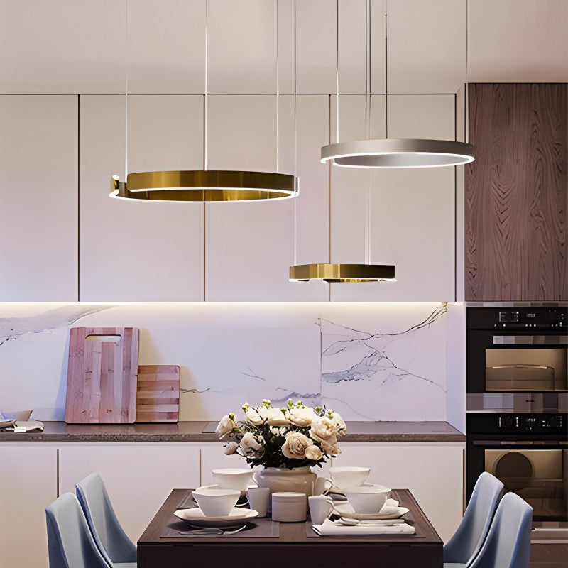 Moderner LED-Ring-Kronleuchter für Wohnzimmer - Orntli