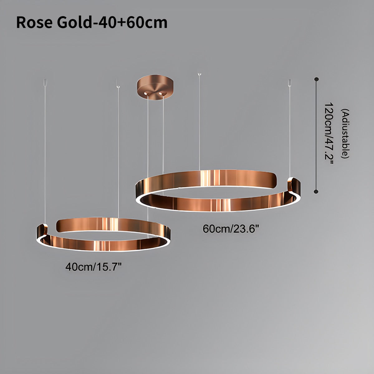 Moderner LED-Ring-Kronleuchter für Wohnzimmer - Orntli