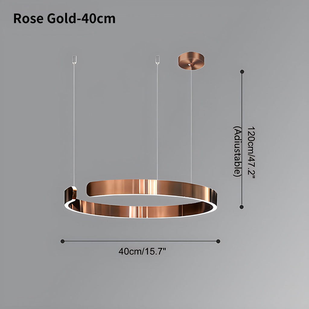 Moderner LED-Ring-Kronleuchter für Wohnzimmer - Orntli