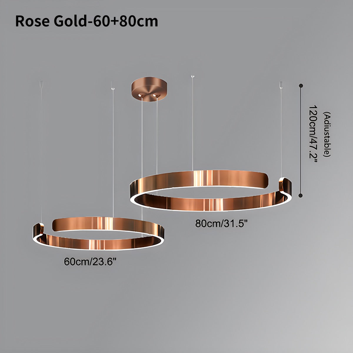 Moderner LED-Ring-Kronleuchter für Wohnzimmer - Orntli