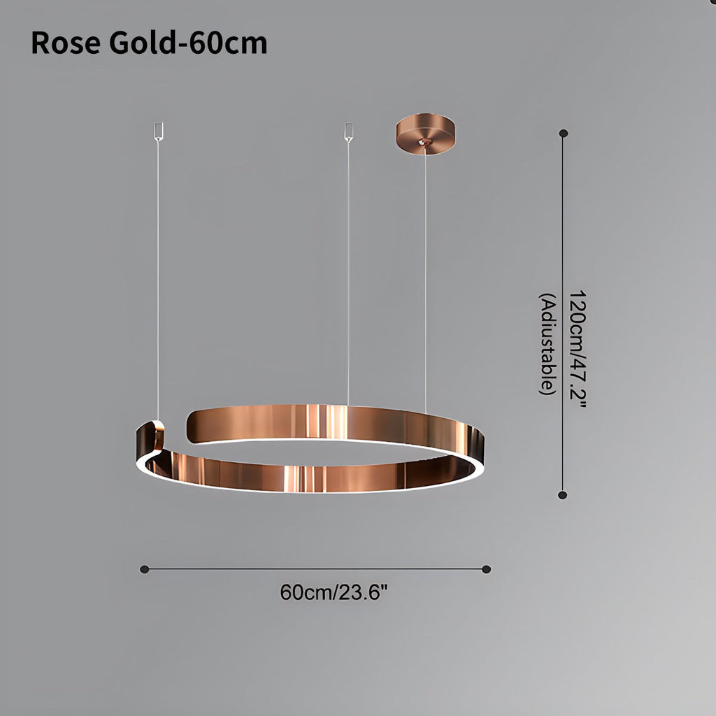 Moderner LED-Ring-Kronleuchter für Wohnzimmer - Orntli