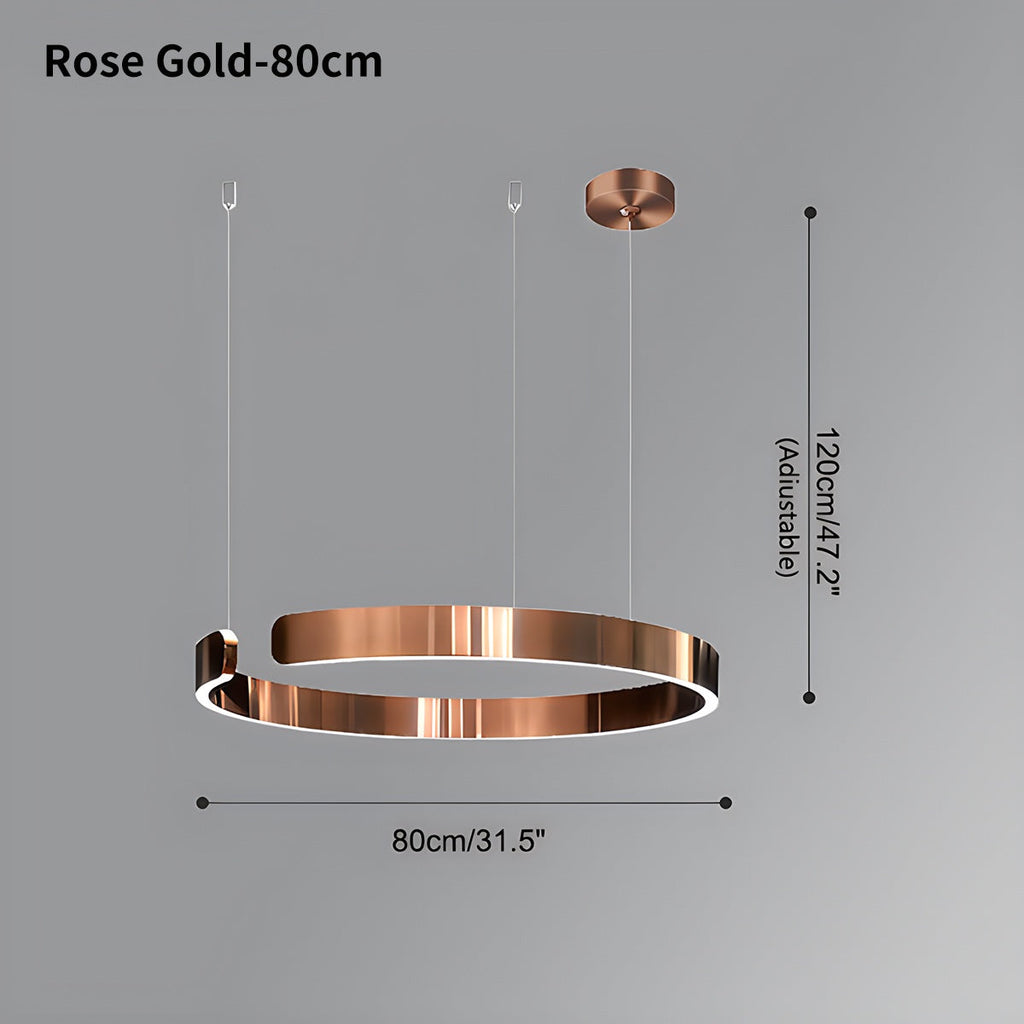 Moderner LED-Ring-Kronleuchter für Wohnzimmer - Orntli