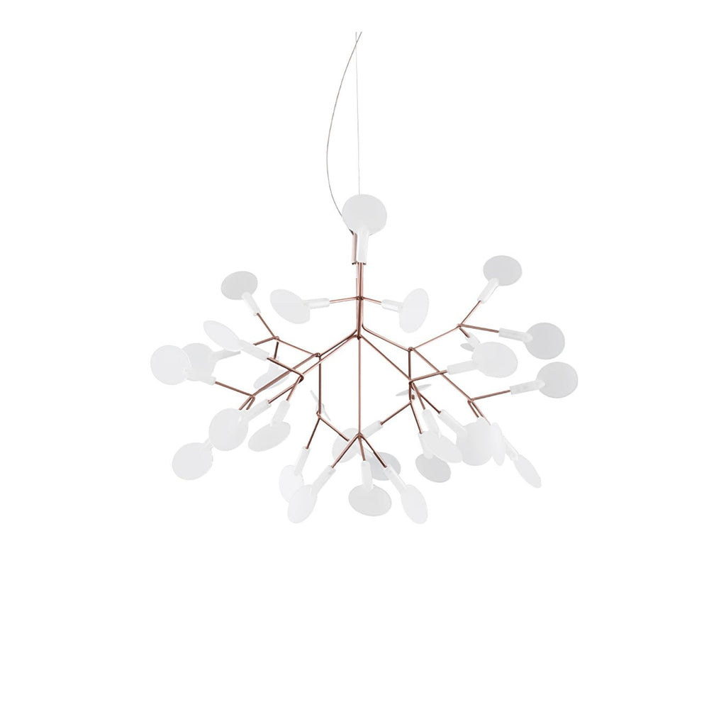 Rose Gold Firefly LED Chandelier — Repositionable Sculptural Branches