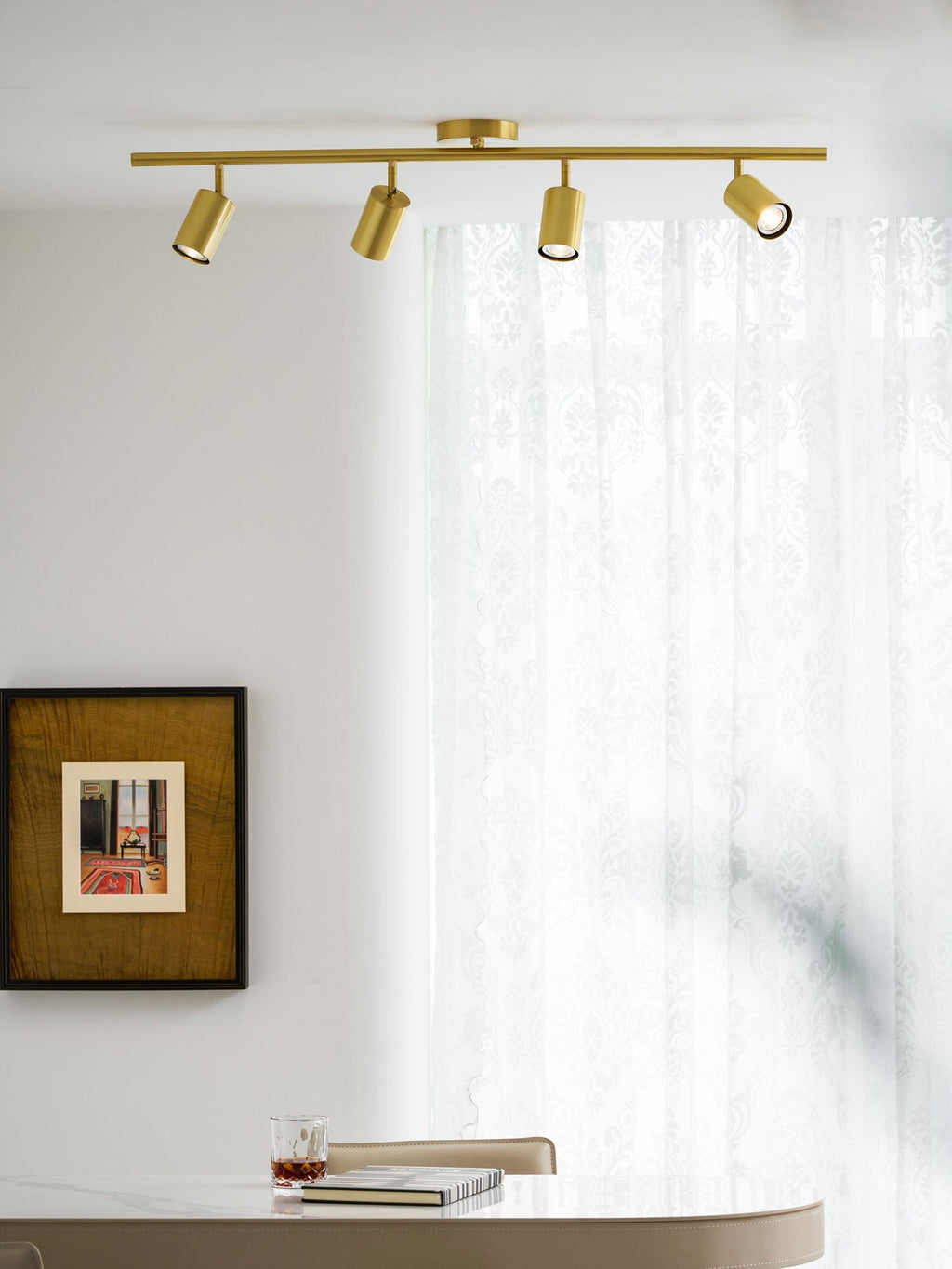 Rotatable Wall and Ceiling Spotlight – 350° Pivoting Head