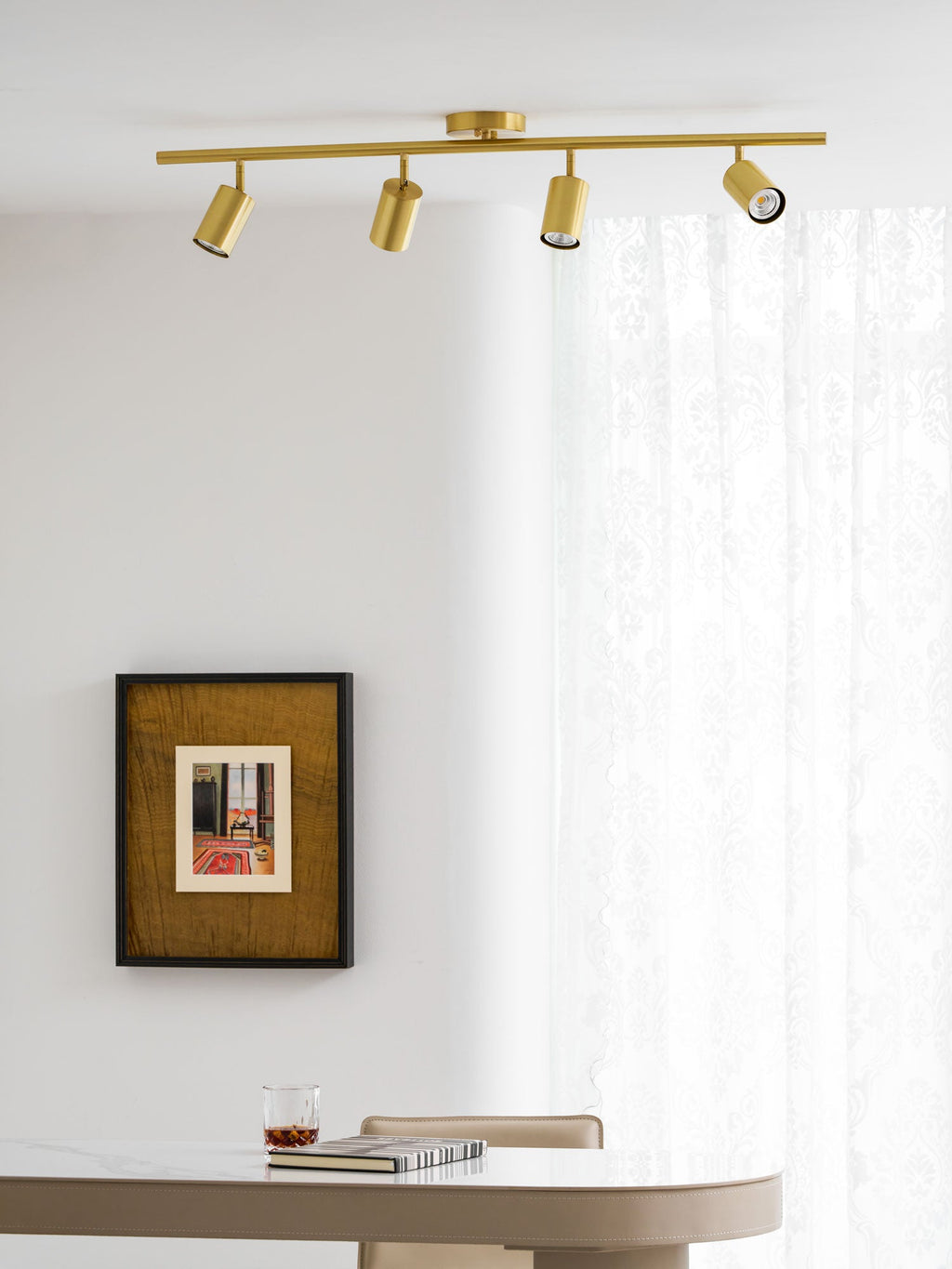 Rotatable Wall and Ceiling Spotlight – 350° Pivoting Head