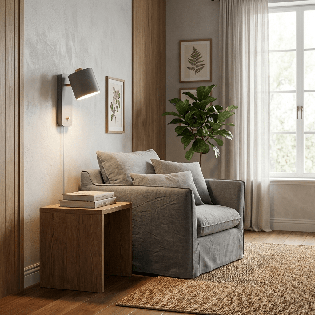 Plug In Cylinder Wall Light, Rotatable Shade