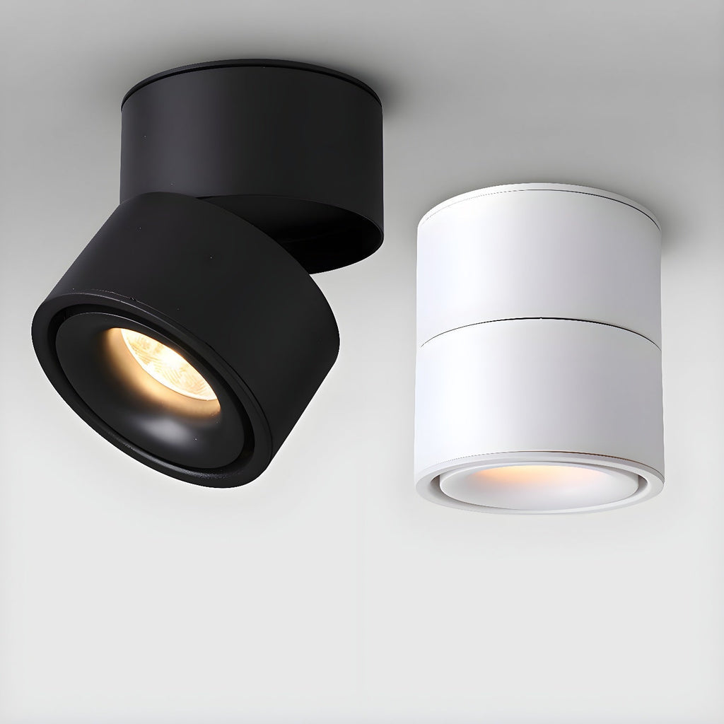 Rotatable Ceiling Spotlight — 24° Concentrated Beam, Cylindrical Design