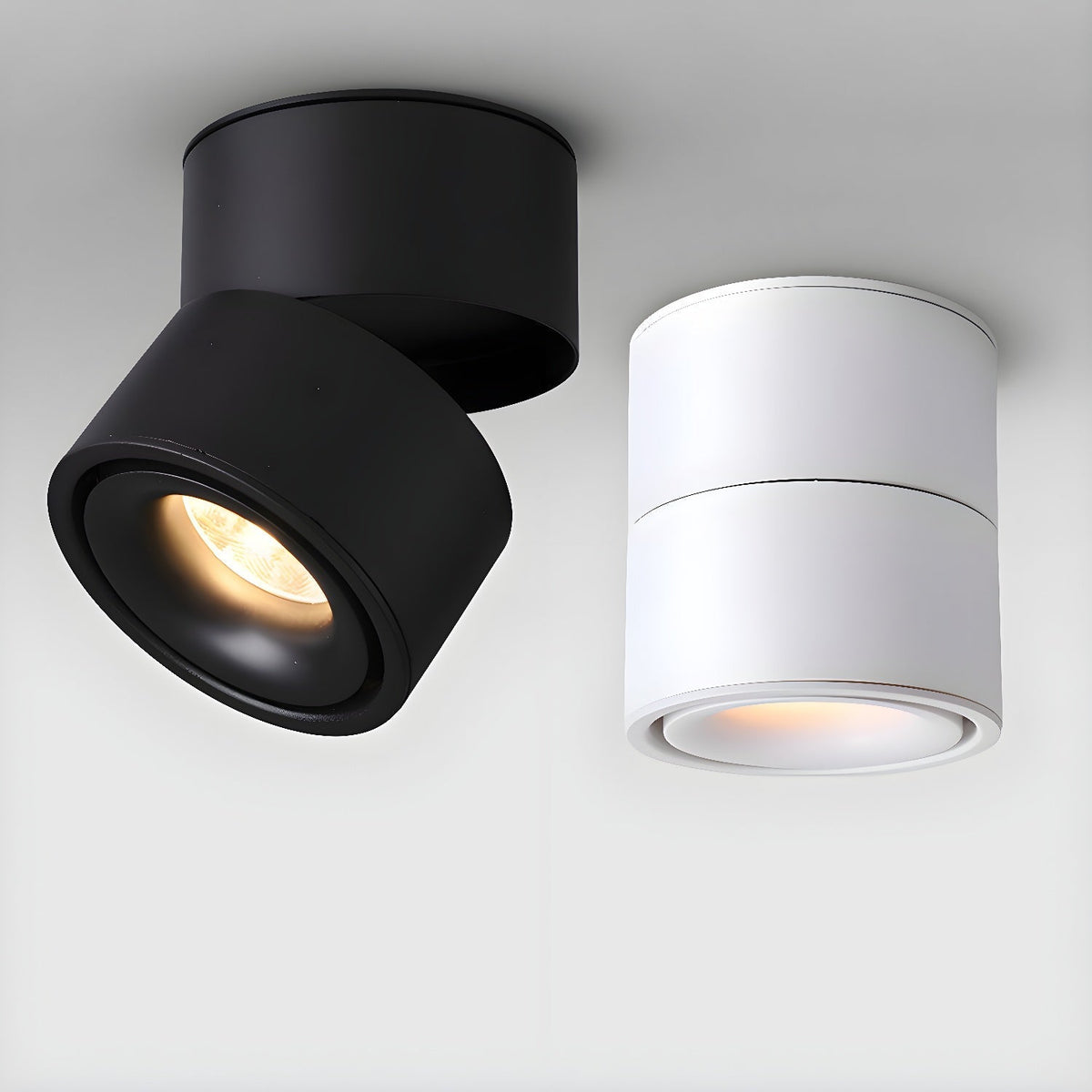 Rotatable Ceiling Spotlight — 24° Concentrated Beam, Cylindrical Design
