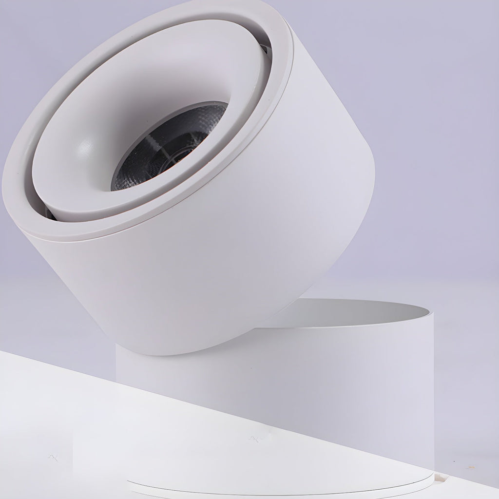 Rotatable Ceiling Spotlight — 24° Concentrated Beam, Cylindrical Design