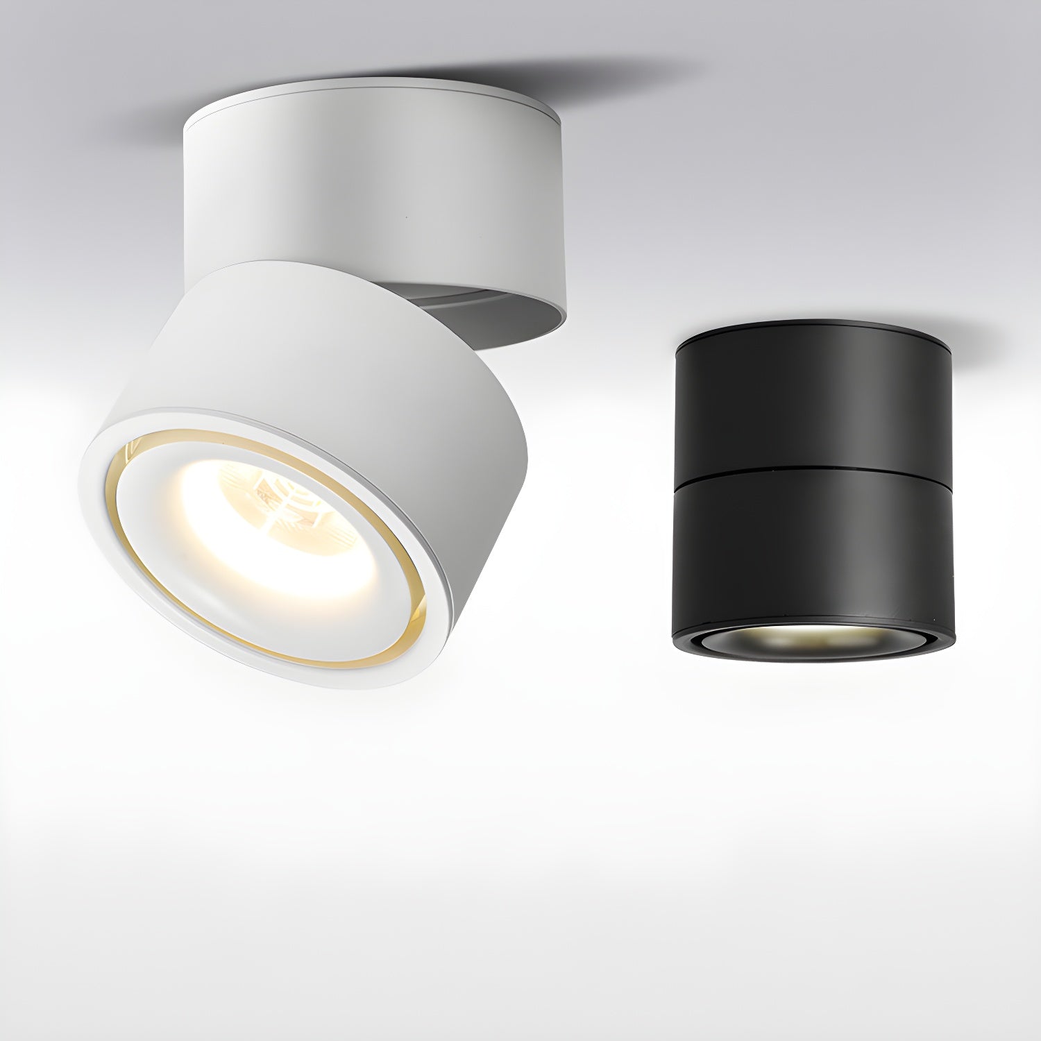 Rotatable Ceiling Spotlight — 24° Concentrated Beam, Cylindrical Design