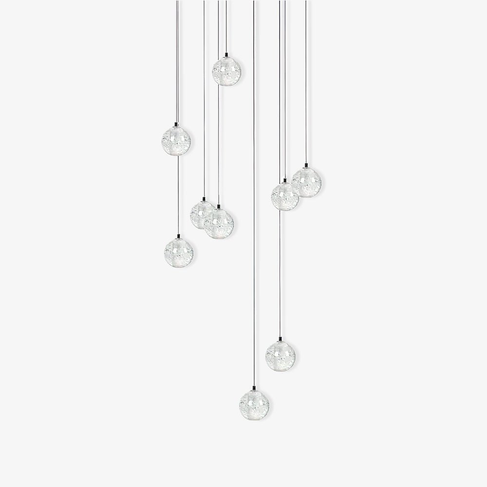 Crystal Bubble Ball Pendant Lamp