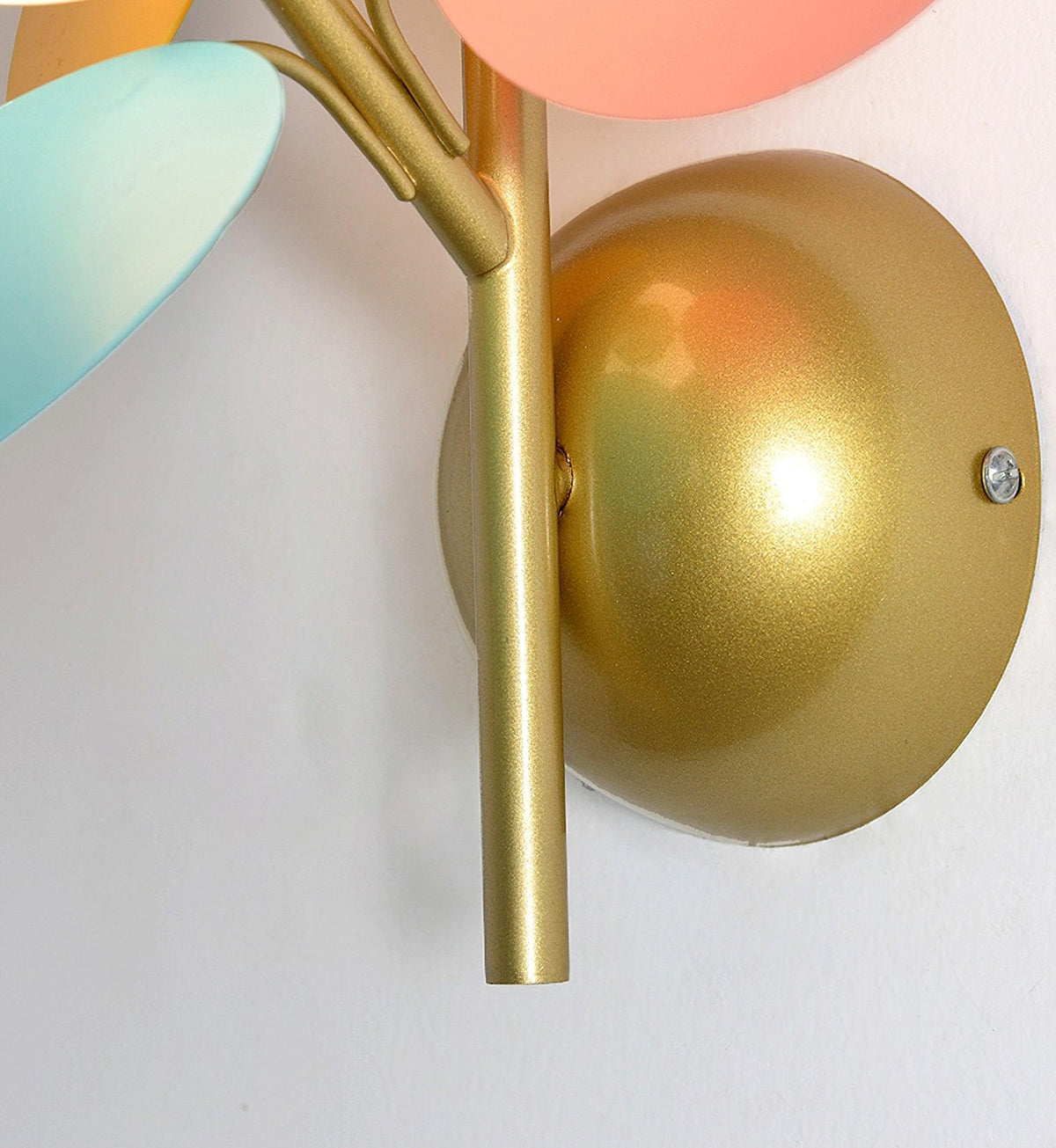 Lampada da parete rotonda dal design a macaron