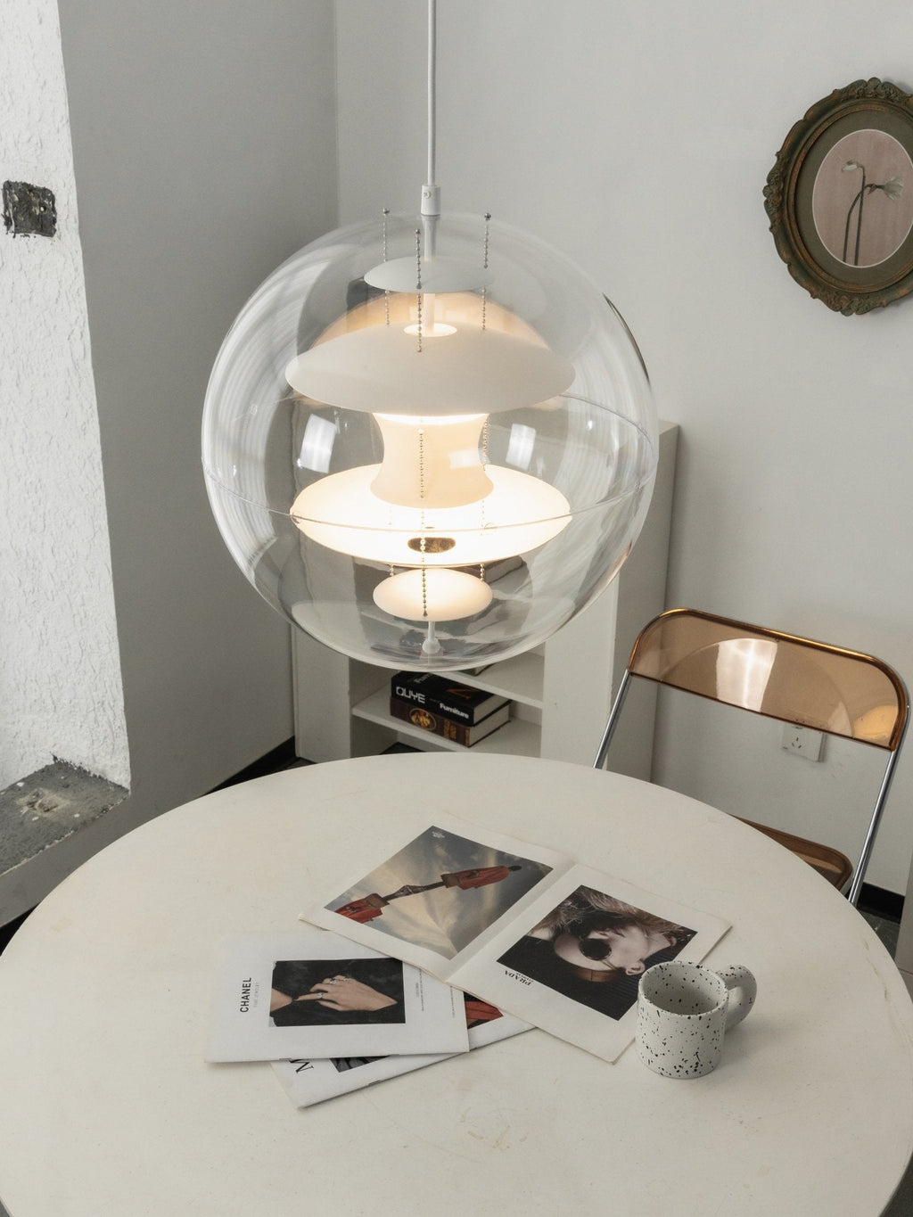 Contemporary Sphere Pendant Ceiling Light