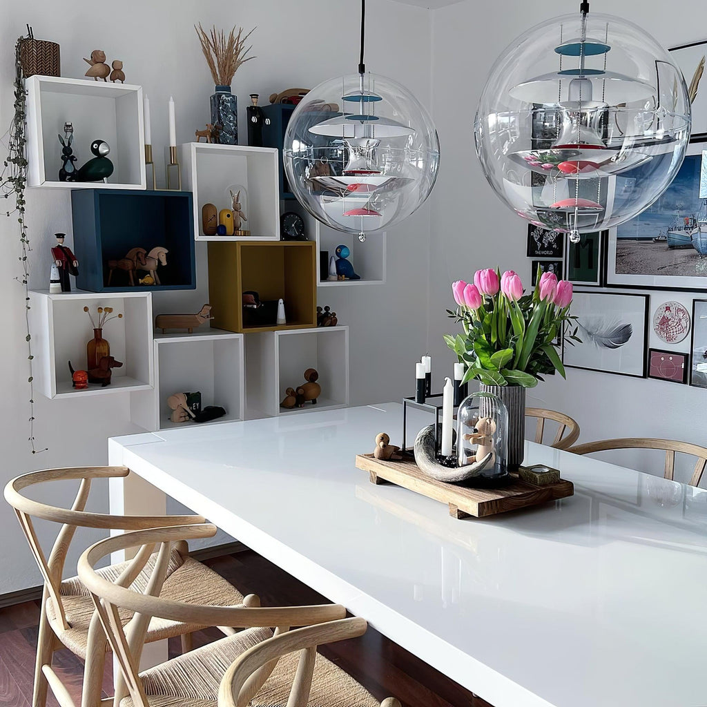 Contemporary Sphere Pendant Ceiling Light