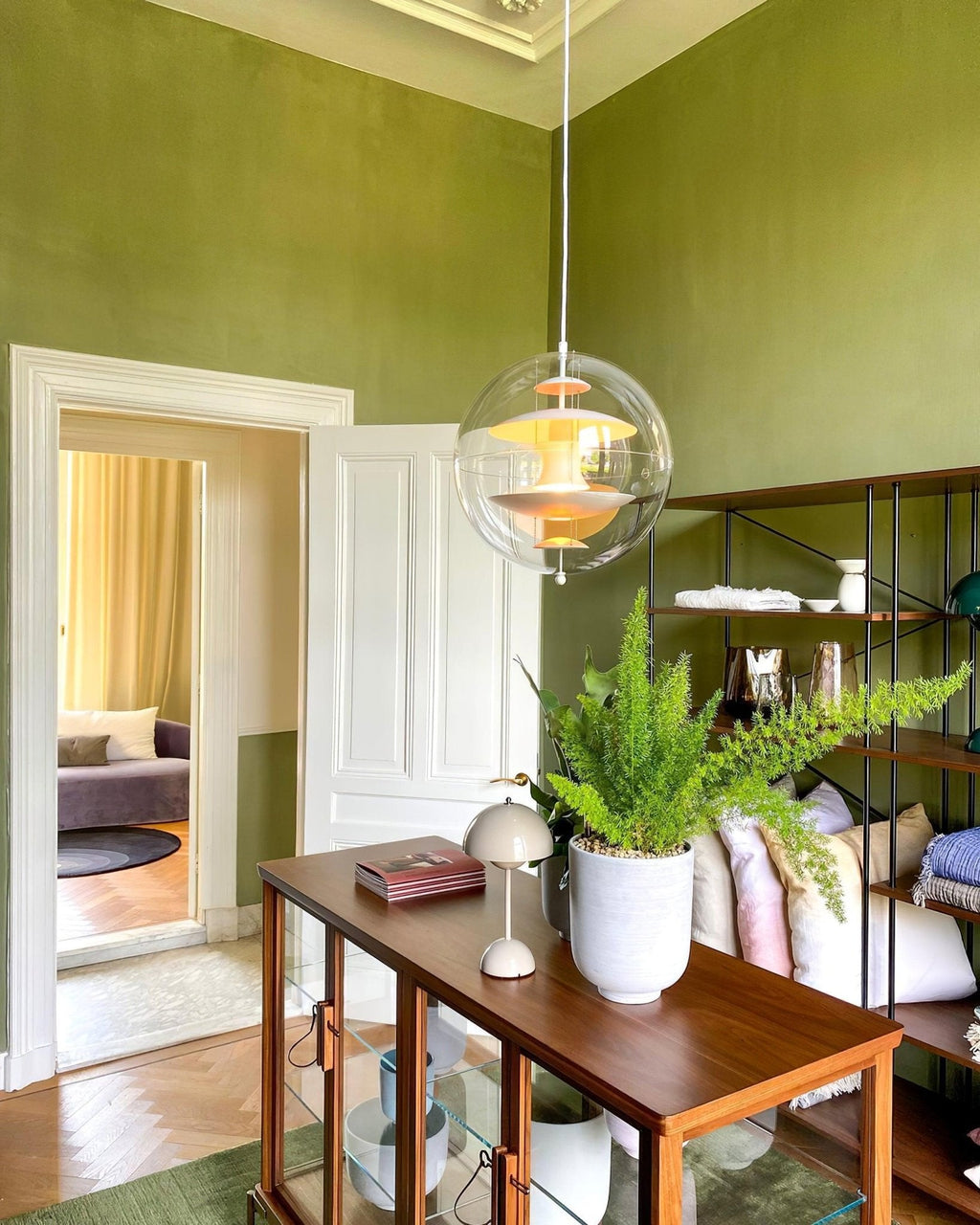 Contemporary Sphere Pendant Ceiling Light