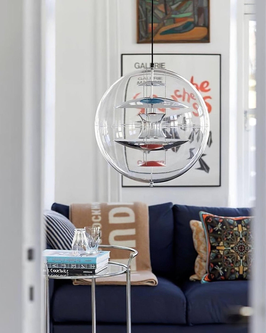 Contemporary Sphere Pendant Ceiling Light