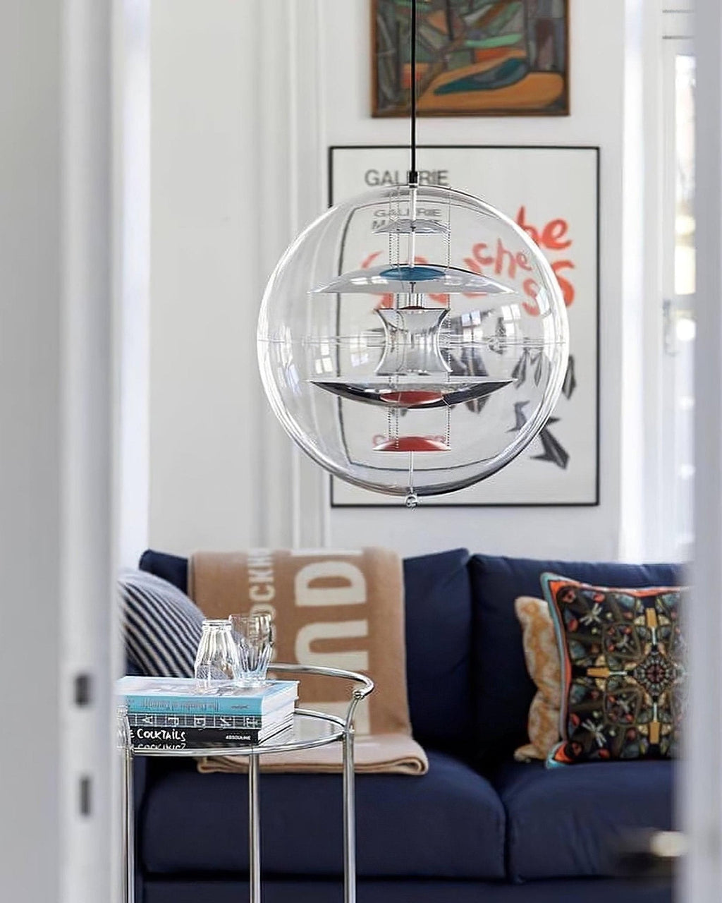 Contemporary Sphere Pendant Ceiling Light