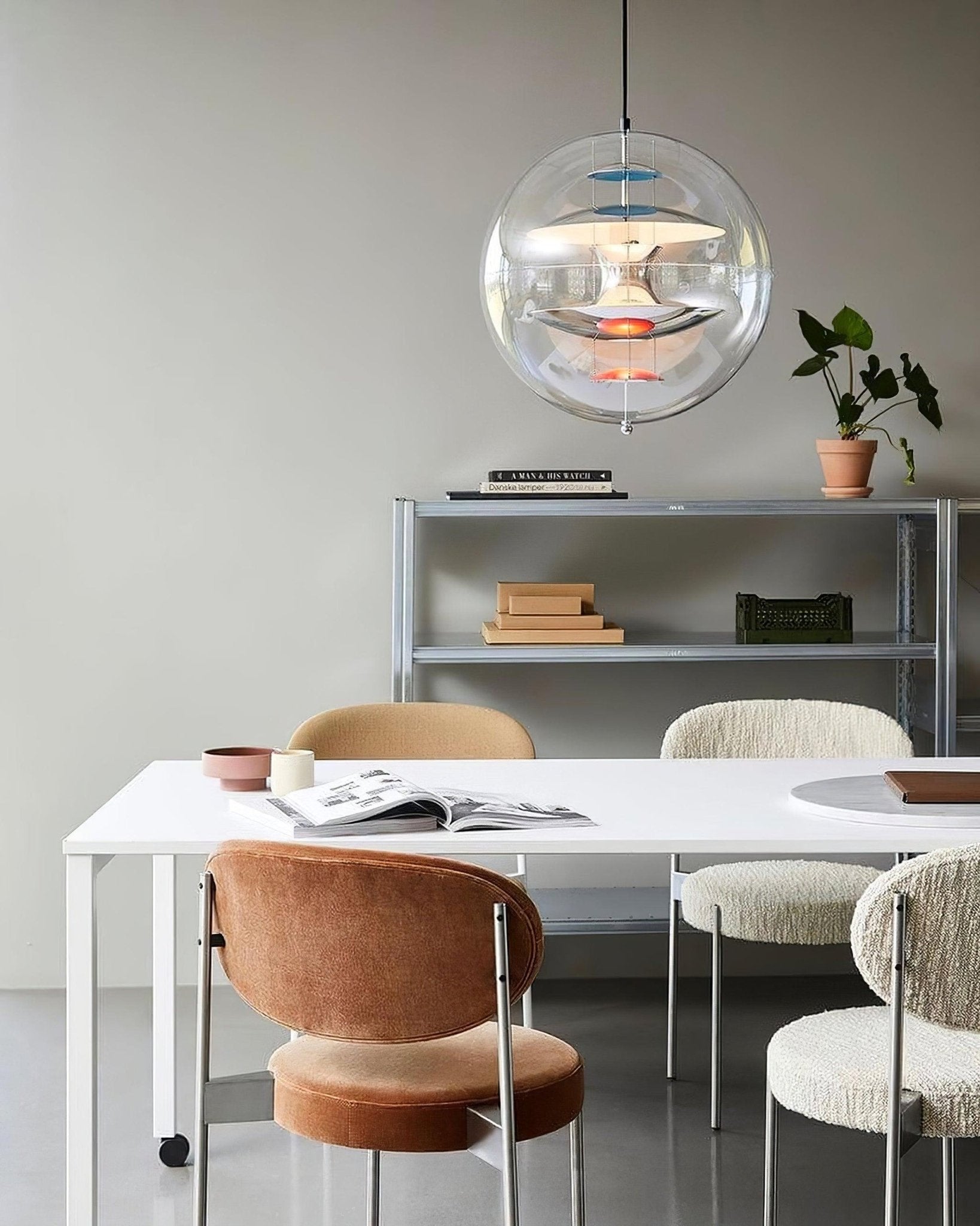 Contemporary Sphere Pendant Ceiling Light