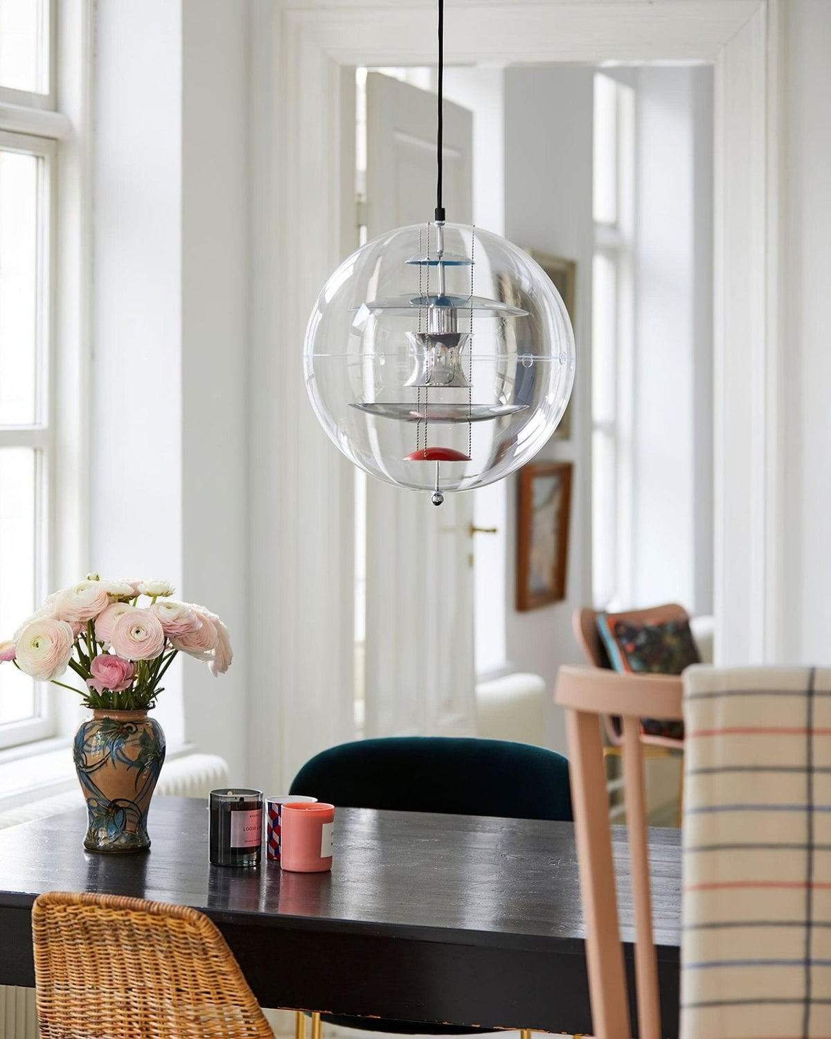 Contemporary Sphere Pendant Ceiling Light