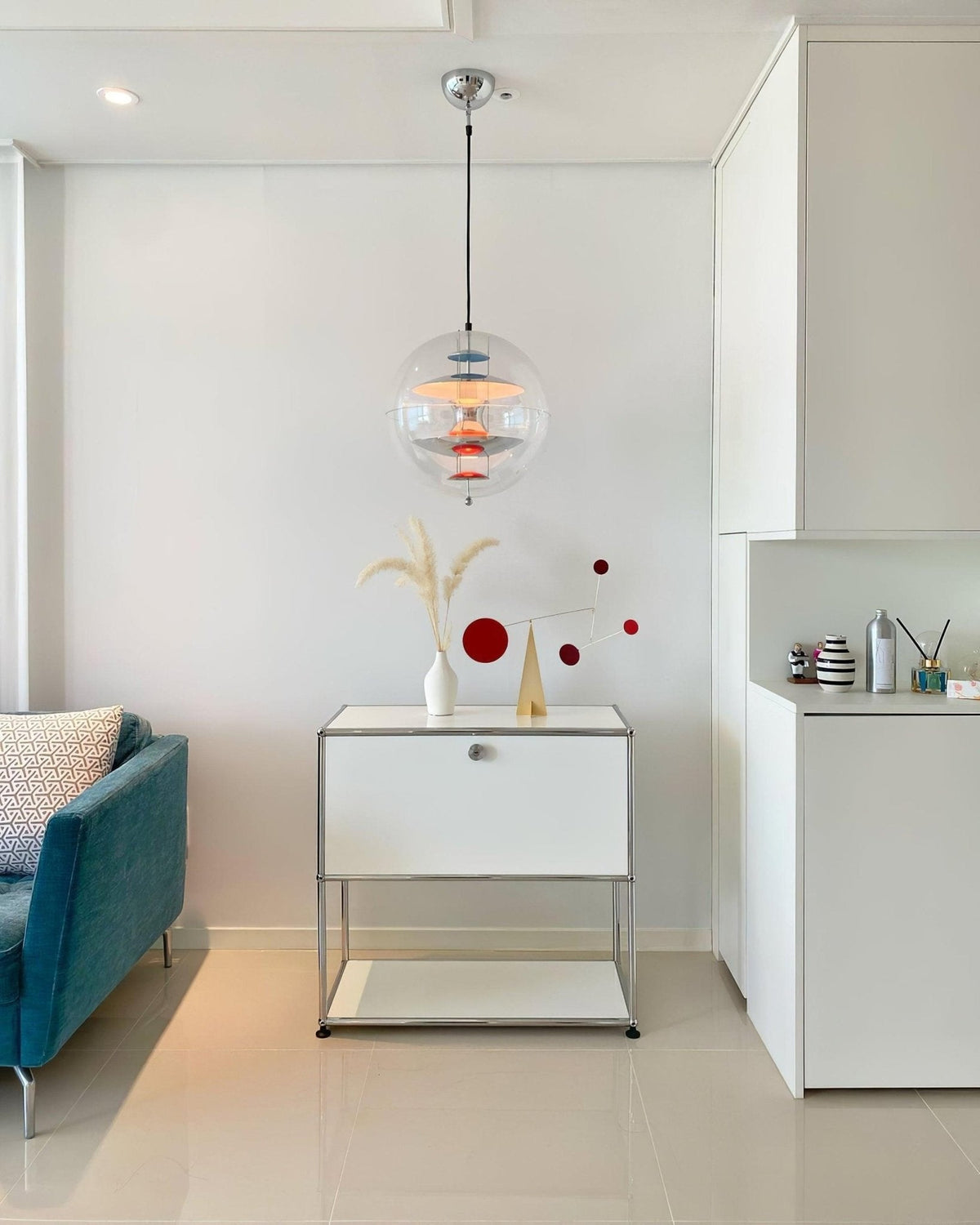 Contemporary Sphere Pendant Ceiling Light
