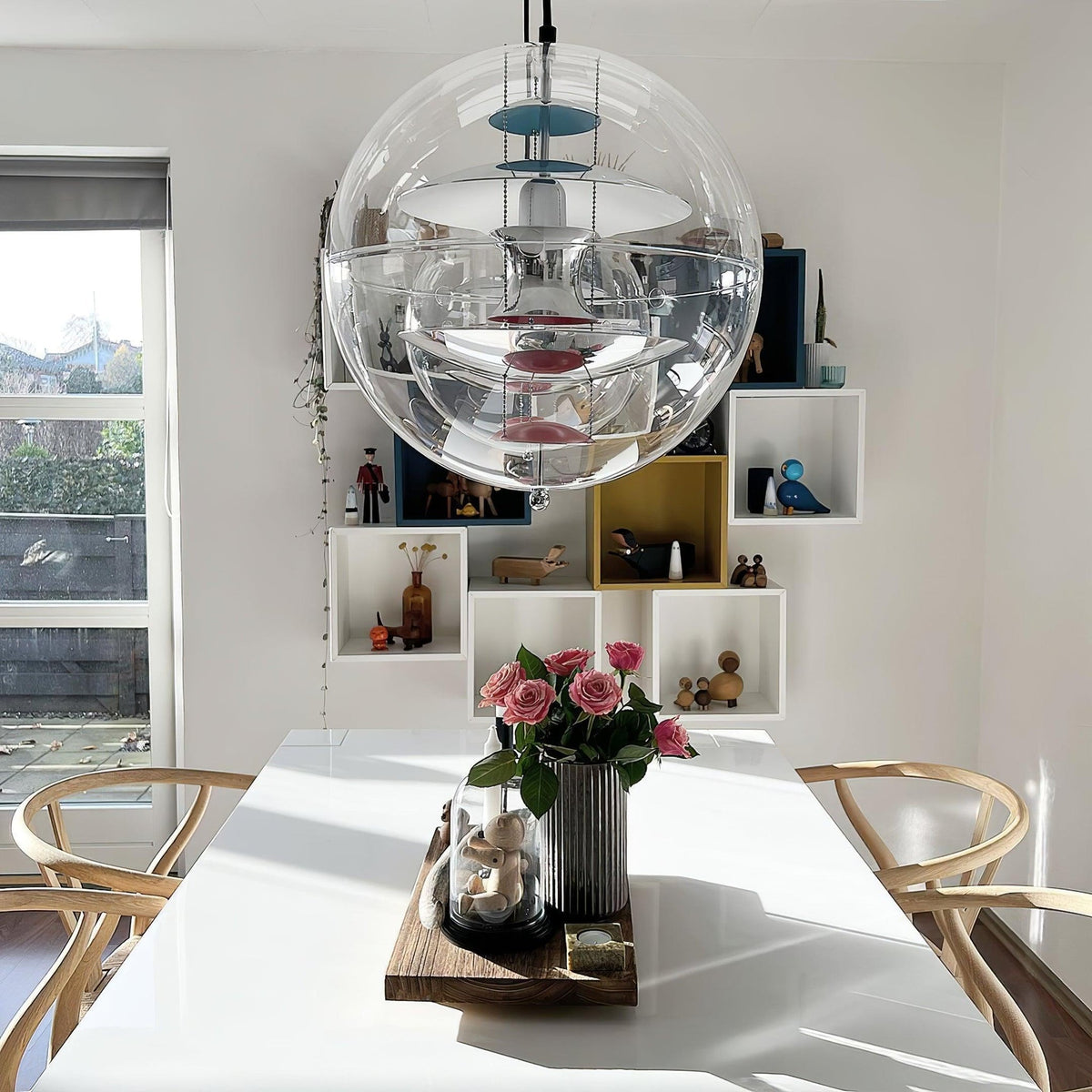 Contemporary Sphere Pendant Ceiling Light