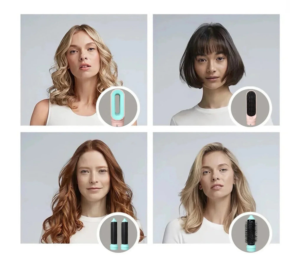 Emma 5 az 1-ben multifunkciós hajszárító - Göndörítés, Egyenesítés és Fényesítés!