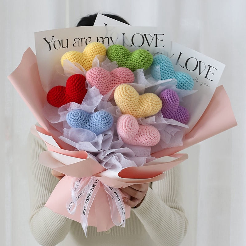 手作りのかぎ針編みフローラルアクセント | Orntli