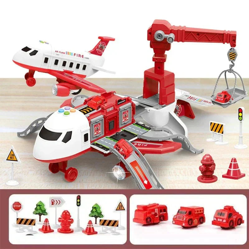 AeroTune Musical Deformation Stretching Airplane Toy For Kids With Lights And Music