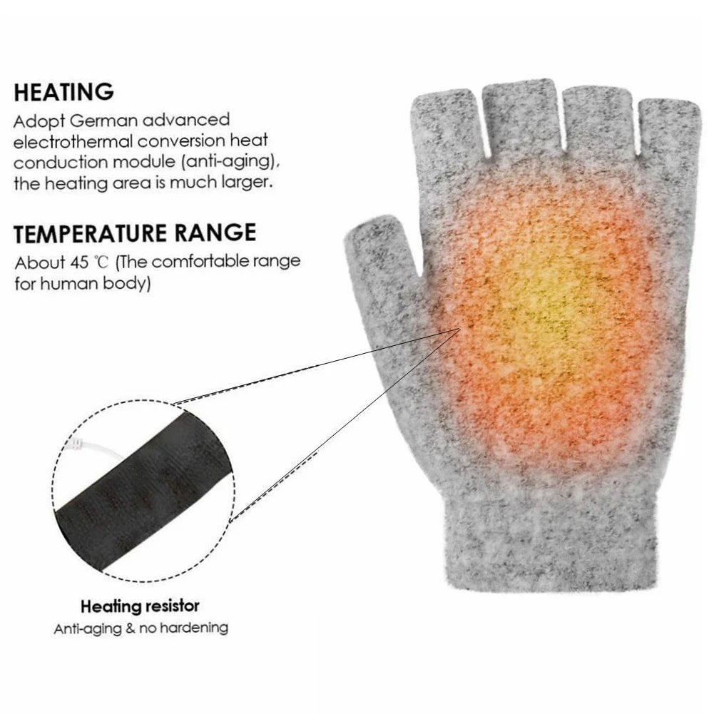 Luvas Aquecidas ArcticHeat Warm Wave Recarregáveis por USB
