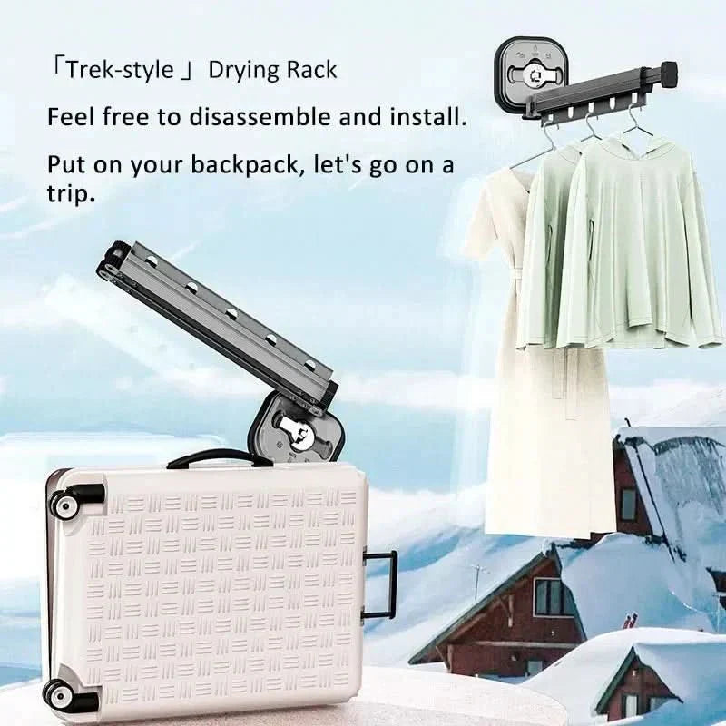 AeroFold Wall Mounted Tumble Dryer Foldable Space Saver For Small Homes