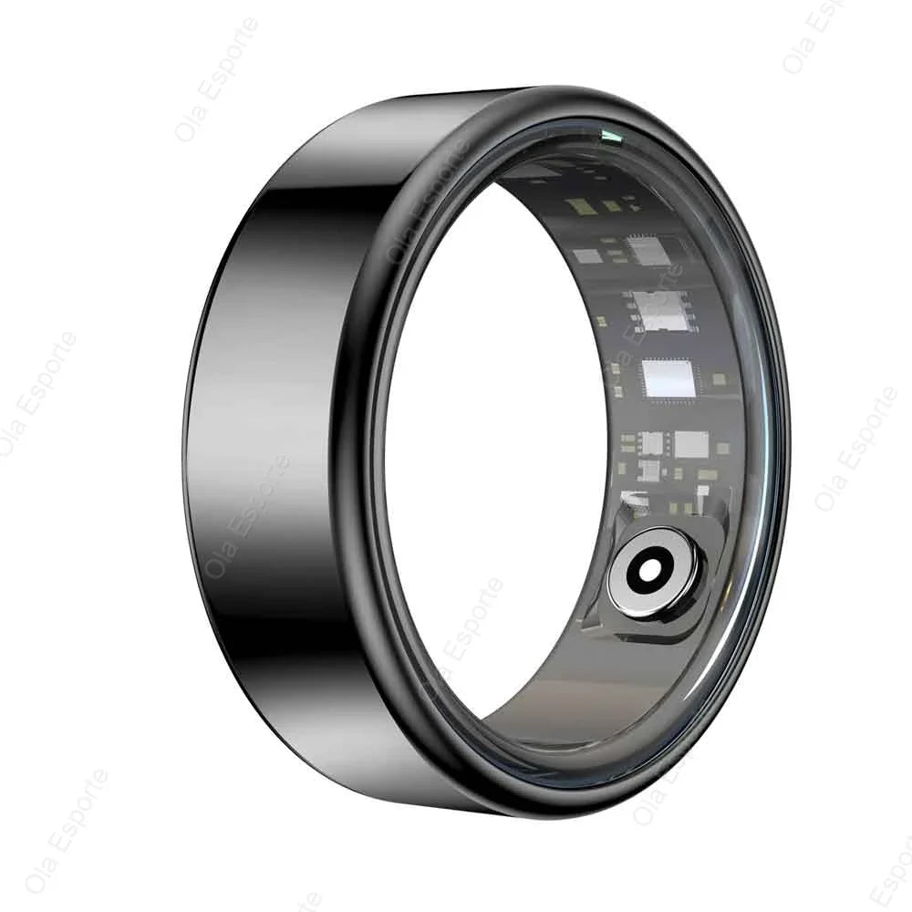 Cincin Pintar - Penjejakan Kadar Denyut Jantung & SpO2 - Pemantau Tidur - Resin - Saiz 9-14 - 3 Warna