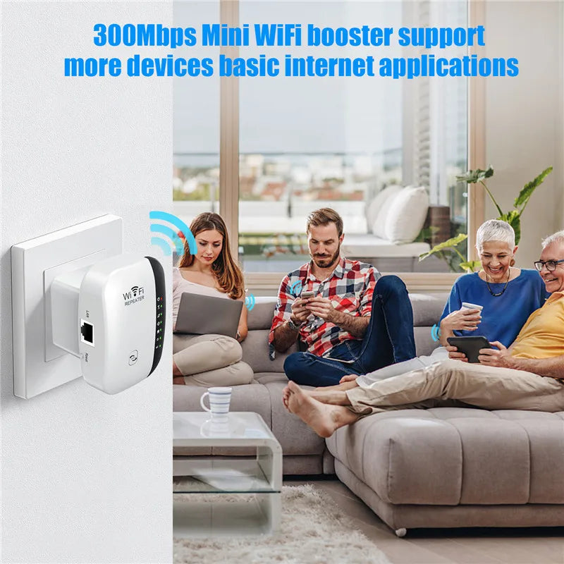 WiFi Forsterker™ - 300 Mbps Trådløs Signalforsterker