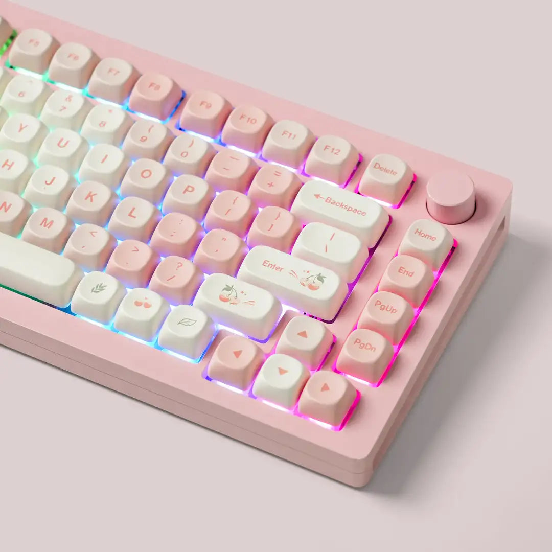 Pembe Kiraz Özel Tuş Kapakları