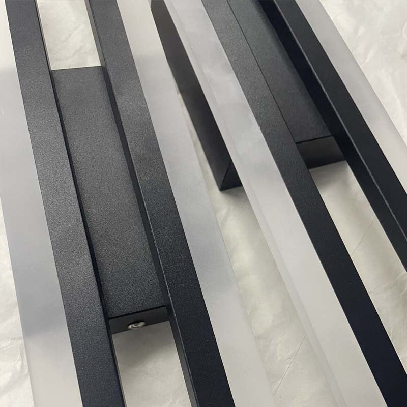 Moderne LED-væglampe – lange lyssprosser