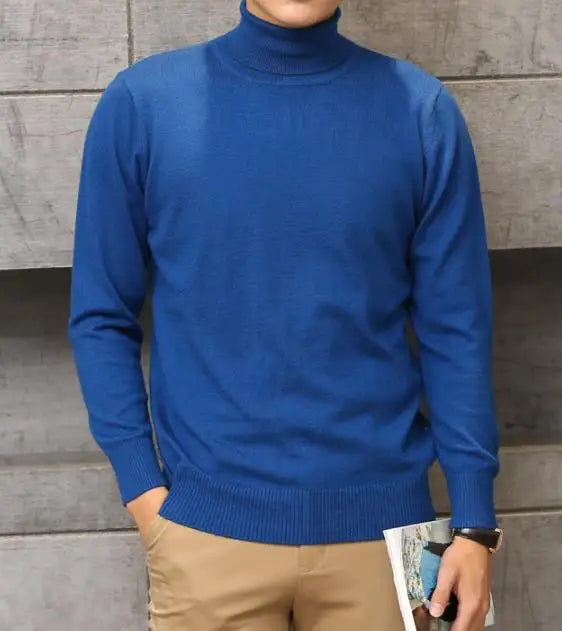 Suéter de cuello alto de cachemira Elliot – Calidez de lujo para hombres | Otoño e invierno 2023
