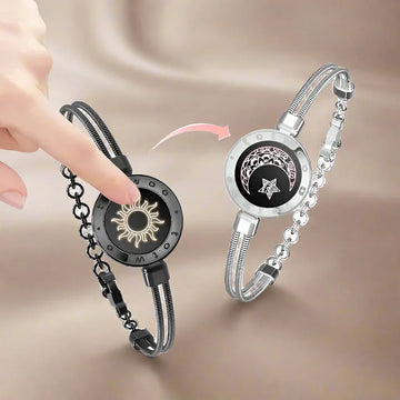 Sun and Moon totwoo Love Bracelets,Long Distance Relationship touch Li –  orntli