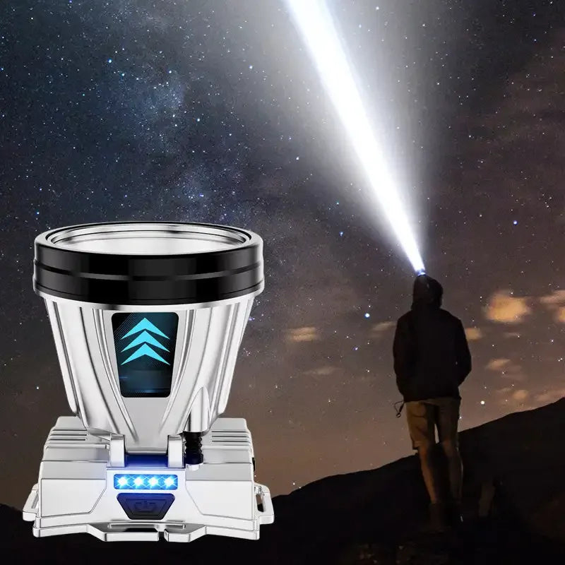 Faro frontale ricaricabile a LED super luminoso ad alta potenza 🔦✨